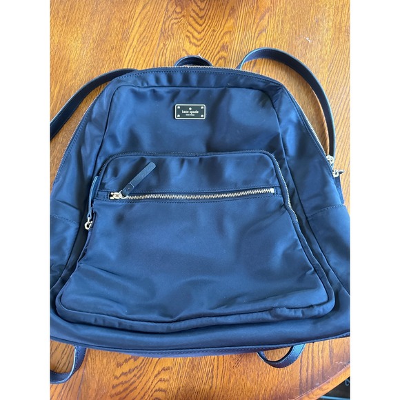 kate spade Handbags - Kate Spade Black Nylon Backpack Lightweight Travel School Everyday